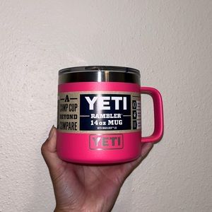 Yeti 14 oz rambler Bimini pink